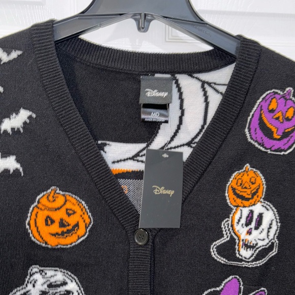 Disney Mickey Mouse and Friends Halloween Glow-in-the-Dark Bones Cardigan - Picture 2 of 8